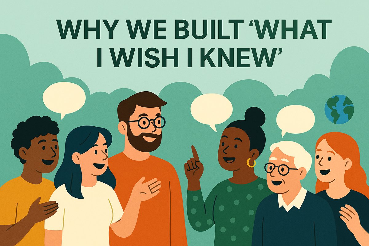 Why we build What I Wish I Knew   Wondering Staffroom